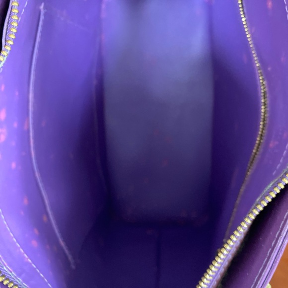 Louis Vuitton Purple Vernis Leather Monogram Tote - Picture 9 of 14